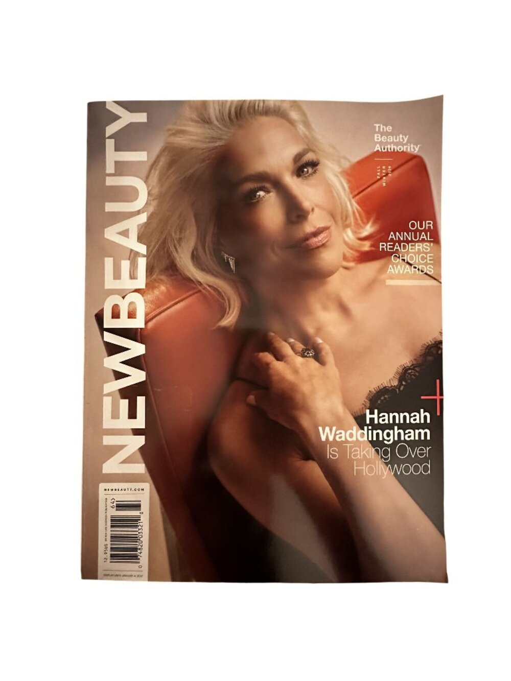 New Beauty Magazine Fall/Winter 2026 Hannah Waddingham Readers Choice Awards